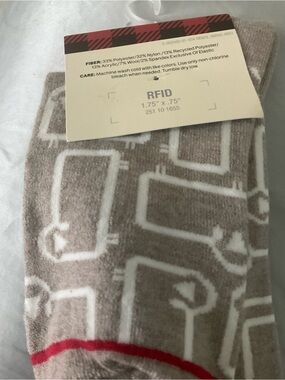 Woolrich x Target Unisex Socks Tan Sheep Pattern New
